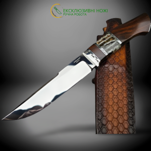 ДЗЕРКАЛЬНИЙ ІІ ніж ручної роботи майстра Androshchuk Knives, сталь Crucible CPM® S90V™, 64 HRC